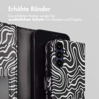 imoshion Design Klapphülle Samsung Galaxy A35 - Black And White