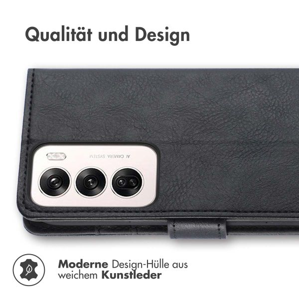 imoshion Luxuriöse Klapphülle Oppo Reno 12 Pro - Schwarz