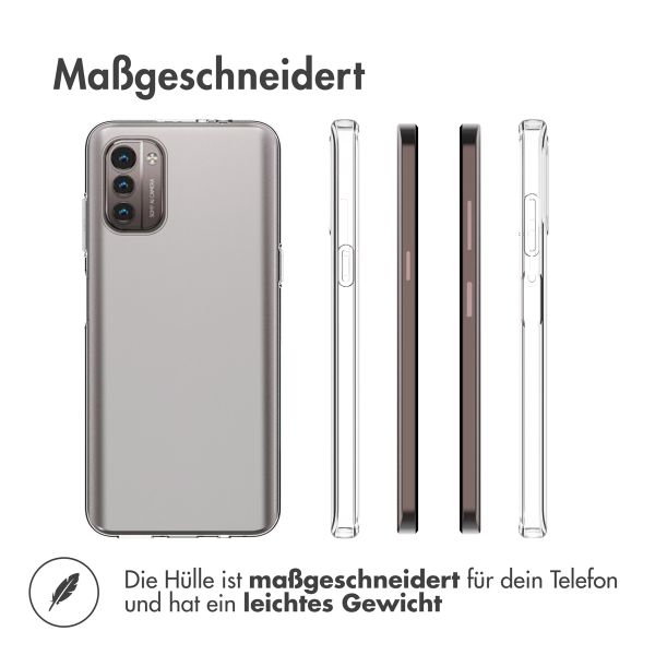 Accezz TPU Clear Cover für das Nokia G11 / G211 - Transparent