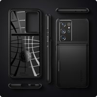 Spigen Slim Armor CS Case Schwarz für das Samsung Galaxy S21 Ultra