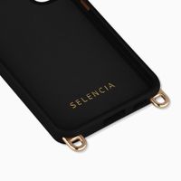 Selencia Rivièra Backcover mit MagSafe mit abnehmbaren Haken Samsung Galaxy S22 - Velvet Black