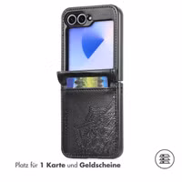 imoshion Mandala Klapphülle Samsung Galaxy Z Flip 6 - Schwarz