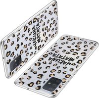 imoshion Design Hülle Samsung Galaxy A71 - Leopard - Braun / Schwarz