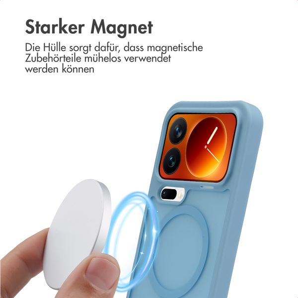 imoshion Color Guard Back Cover mit MagSafe Xiaomi 17 Pro Max - Hellblau