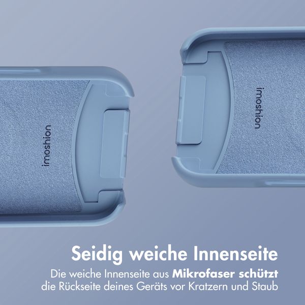 imoshion Color Backcover mit abtrennbarem Band MagSafe für das Apple iPhone 16 Pro - Ash Blue