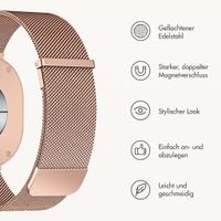 imoshion Mailändische Magnetarmband für Samsung Galaxy Watch 9 (40/44mm) / Watch 8 (40/44mm) / Classic (46mm) - Rose Gold