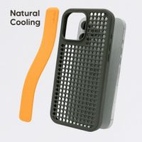 Callbuddy Hülle mit Strap Apple iPhone 16 Pro Max - Camo Orange