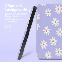 imoshion Design Slim Hard Case Sleepcover mit Stand für das Kobo Libra Colour / Tolino Vision Color - Flowers Distance