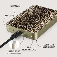 Burga Magnetische Powerbank 5.000 mAh - Geeignet für MagSafe und Qi2 - Player / Gold