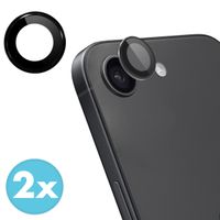 imoshion 2er-Pack Objektivschutz für Kamera für das Apple iPhone 16e - Schwarz