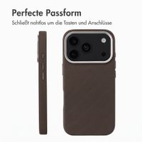 Accezz Mesh Backcover mit MagSafe Apple iPhone 17 Pro - Braun