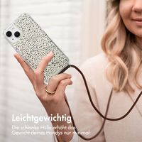 imoshion Design Hülle mit Band Apple iPhone 15 - Desert Dots
