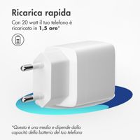imoshion 20 Watt Ladegerät | USB-C - Weiß