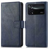 imoshion Luxuriöse Klapphülle Xiaomi Poco X4 Pro 5G - Dunkelblau