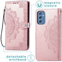 imoshion Mandala Klapphülle für das Samsung Galaxy M52 - Rose Gold