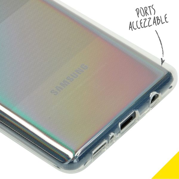 Accezz Clear TPU Backcover Samsung Galaxy A42 - Transparent