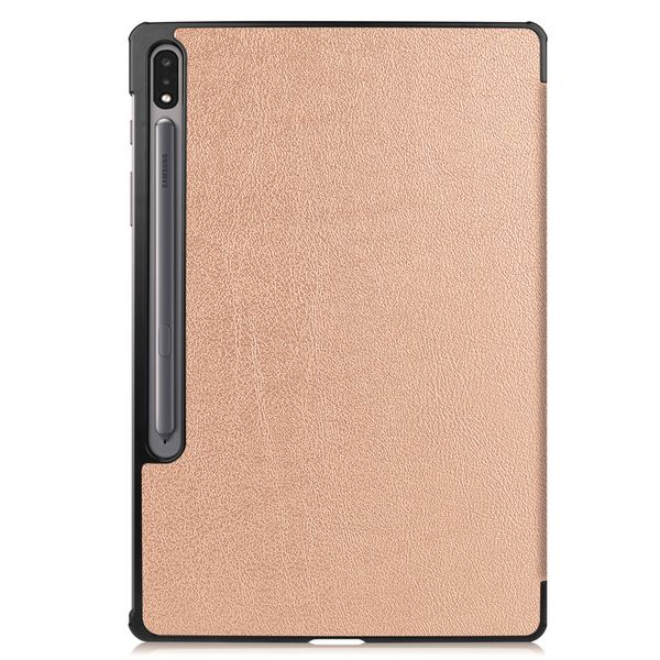 imoshion Trifold Klapphülle Samsung Galaxy Tab S8 Plus / S7 Plus / S7 FE 5G - Gold