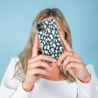 imoshion Design Hülle iPhone SE (2022 / 2020) / 8 / 7 / 6s - Leopard - Blau