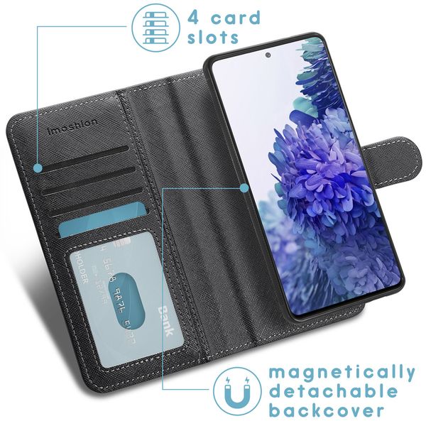 imoshion Luxuriöse Portemonnaie-Klapphülle Samsung Galaxy S20 FE - Schwarz