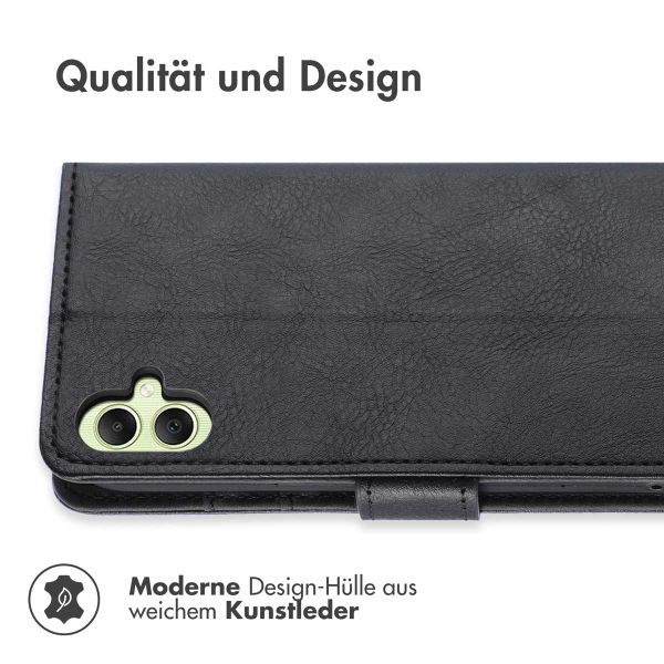 imoshion Luxuriöse Klapphülle Samsung Galaxy A05s - Schwarz