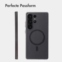 Accezz Lite Backcover mit MagSafe | Fluted | Samsung Galaxy S25 Ultra - Grau