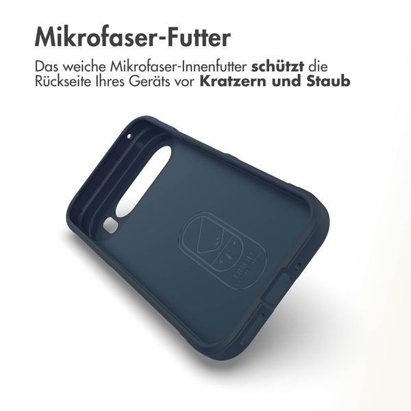 imoshion EasyGrip Back Cover für das Google Pixel 9 / 9 Pro - Dunkelblau