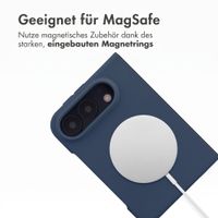 Accezz Liquid Silikoncase mit MagSafe Apple iPhone Duo - Dunkelblau