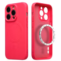 imoshion Color Back Cover mit MagSafe Apple iPhone 15 Pro Max - Neon Pink
