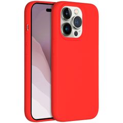 Accezz Liquid Silikoncase mit MagSafe für das iPhone 14 Pro - Rot