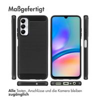 imoshion Brushed Back Cover für das Samsung Galaxy A05s - Schwarz