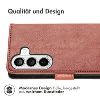 imoshion Luxuriöse Klapphülle Samsung Galaxy A27 (5G) - Braun