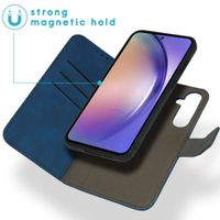 imoshion Entfernbare 2-1 Luxus Klapphülle Samsung Galaxy A55 - Blau