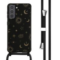 imoshion SilikonHülle design mit Band Samsung Galaxy S21 - Sky Black