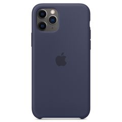 Apple Silikon-Case Midnight Blue für das Apple iPhone 11 Pro