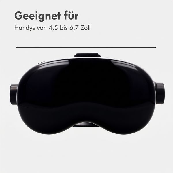 imoshion Virtual-Reality-Brille mit Bluetooth-Kopfhörern - Schwarz