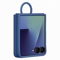 Samsung Original Silikon Cover Ring Samsung Galaxy Z Flip 7 - Blue