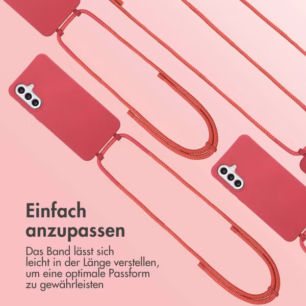imoshion Color Backcover mit abtrennbarem Band für das Samsung Galaxy A36 / A56 - Raspberry