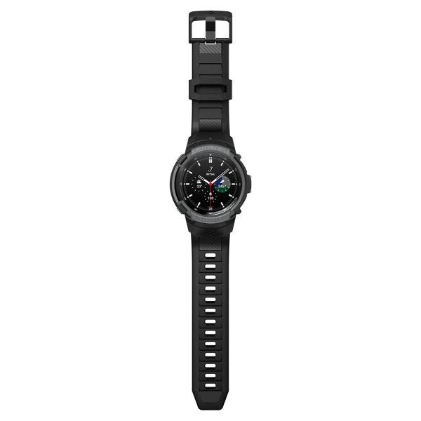 Spigen Rugged Armor™ Pro Case für die Samsung Galaxy Watch 4 - 46 mm - Charcoal Gray