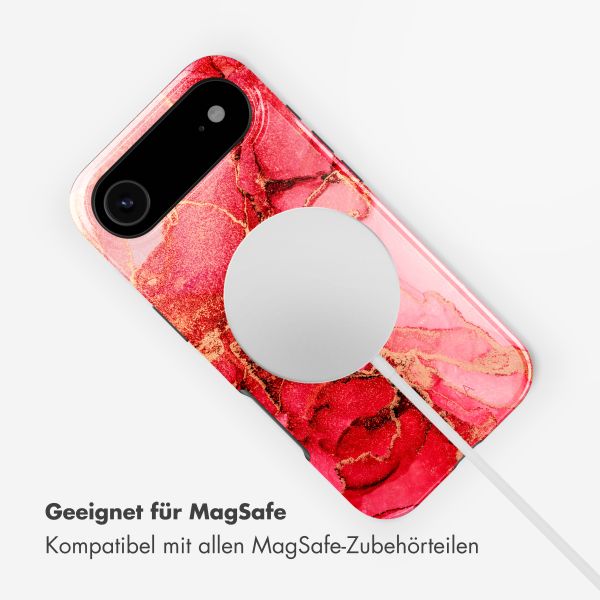 Selencia Vivid Rückabdeckung mit MagSafe Apple iPhone Air - Rosy Marble