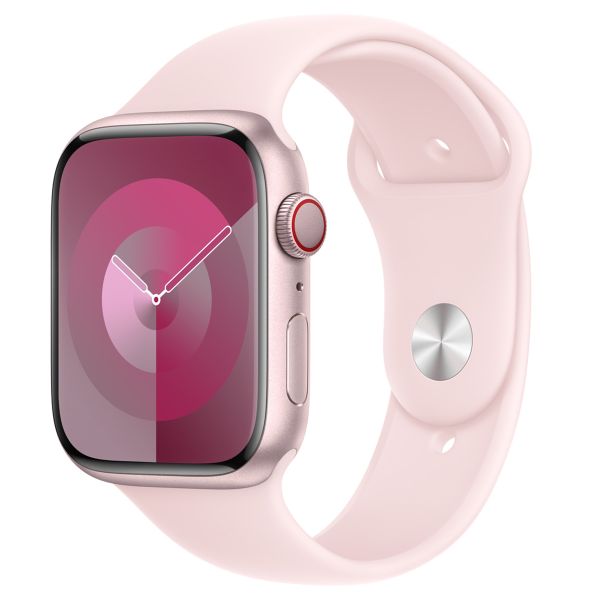 Apple Sport Band für die Apple Watch Series 1 bis 10 / SE / Ultra (2) (44/45/46/49 mm) - Größe S/M - Light Pink