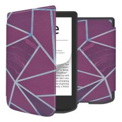 imoshion Design Slim Soft Case Sleepcover für das Pocketbook Verse / Verse Pro / Verse Pro Color / Vivlio Light / Light HD - Bordeaux Graphic