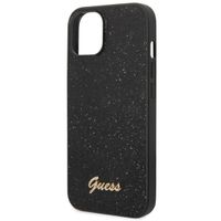 Guess Glitter Flakes Back Cover Apple iPhone 14 - Schwarz