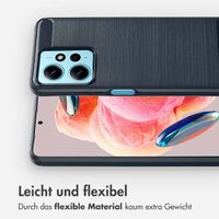 imoshion Brushed Back Cover für das Xiaomi Redmi Note 12 (4G) - Dunkelblau