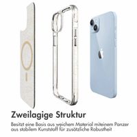 imoshion Klare Glitter Backcover mit MagSafe Apple iPhone 14 - Gold