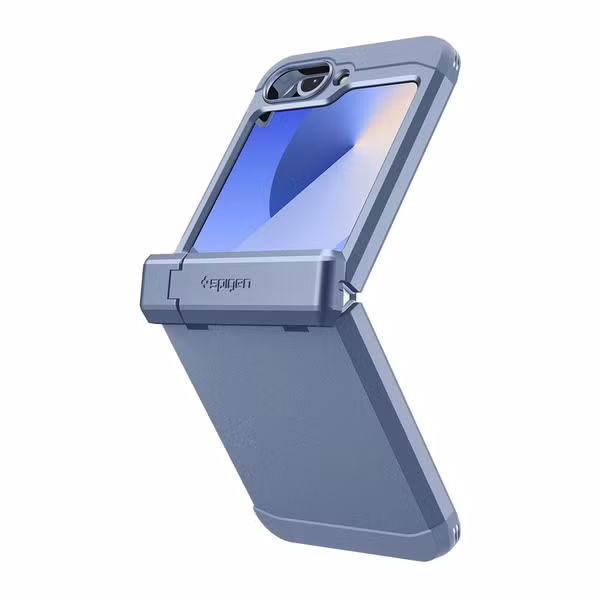 Spigen Tough Armor Pro Backcover Samsung Galaxy Z Flip 6 / Flip 7 FE - Sierra Blue