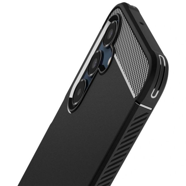 Spigen Schwarzes Rugged Armor Case Samsung Galaxy A16 - Matte Black