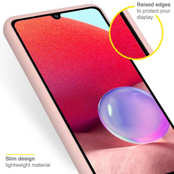 Accezz Liquid Silikoncase für das Samsung Galaxy A33 - Rosa