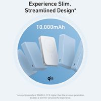 Anker MagGo Slim | Powerbank 10.000 mAh - Geeignet für MagSafe und Qi2 - Weiß