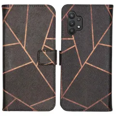 imoshion Design TPU Klapphülle Samsung Galaxy A32 (5G) - Black Graphic