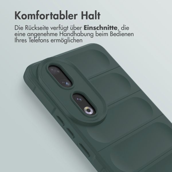 imoshion EasyGrip Back Cover für das Honor 90 - Dunkelgrün